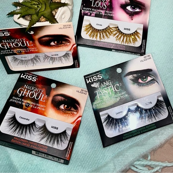 KISS Halloween Metallic False Lash Bundle—Sabrina, Glinda, Fiona + Cassandra - Picture 6 of 6